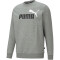 PUMA Ess+ Metallic 2 Col Big Logo Crew Sweatshirt Herren 03 - medium gray heather S