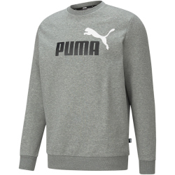 PUMA Ess+ Metallic 2 Col Big Logo Crew Sweatshirt Herren...