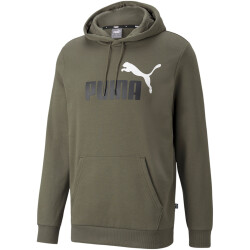 PUMA Ess+ Metallic 2 Col Big Logo Fleece-Hoodie Herren...
