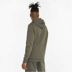 PUMA Ess+ Metallic 2 Col Big Logo Fleece-Hoodie Herren grape leaf S