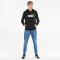 PUMA Ess+ Metallic 2 Col Big Logo Fleece-Hoodie Herren puma black-green flash S