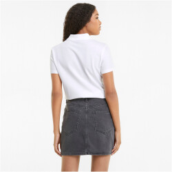PUMA Essentials Poloshirt Damen puma white-cat L