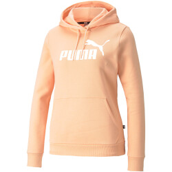 PUMA Essentials Logo Fleece Hoodie Damen peach parfait XS