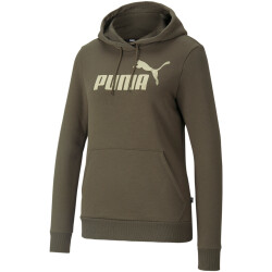PUMA Essentials Logo Fleece Hoodie Damen grape leaf XS