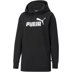 PUMA Essentials Elongated Logo Hoodie Damen PUMA black S