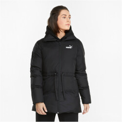PUMA Ess+ Metallic Eco Puffer Winterjacke Damen PUMA black S