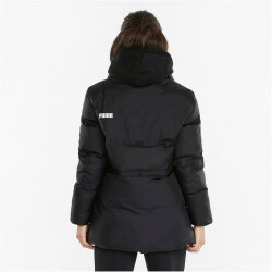 PUMA Ess+ Metallic Eco Puffer Winterjacke Damen PUMA black S