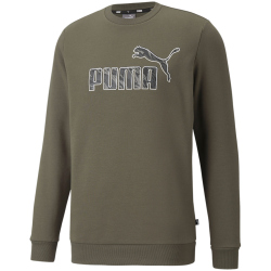 PUMA Graphic Crew Fleece Sweatshirt Herren grape leaf XL