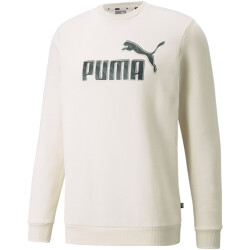 PUMA Graphic Crew Fleece Sweatshirt Herren ivory glow S