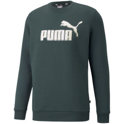 PUMA Graphic Crew Fleece Sweatshirt Herren green gables M