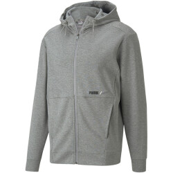 PUMA RAD/CAL Full-Kapuzenjacke Herren medium gray heather S