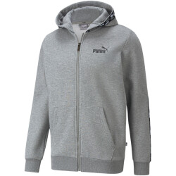 PUMA Power Kapuzenjacke Herren medium gray heather S