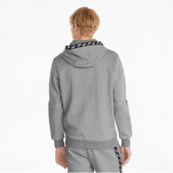 PUMA Power Kapuzenjacke Herren medium gray heather S