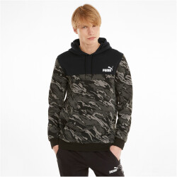 PUMA Graphic Camouflage Fleece Hoodie Herren PUMA black L