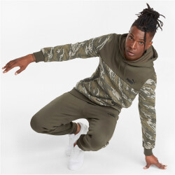 PUMA Graphic Camouflage Fleece Hoodie Herren grape leaf M