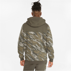 PUMA Graphic Camouflage Fleece Hoodie Herren grape leaf M