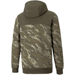 PUMA Graphic Camouflage Fleece Hoodie Herren grape leaf M