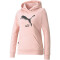 PUMA Power Logo Hoodie Damen lotus XS
