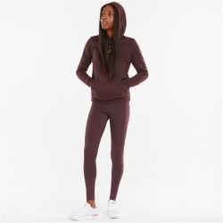 PUMA Holiday Hoodie Damen fudge XS