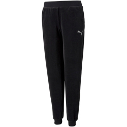 PUMA Alpha Velour Jogginghose Mädchen puma black 164