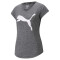 PUMA Train Favorite Heather Cat Trainingsshirt Damen pumablack heather/filled cat XS