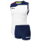 MIKASA Volleyball Trikot Set Damen weiß/navy/rot L