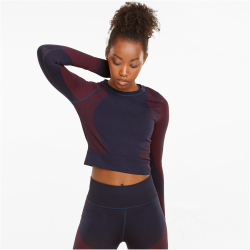 PUMA Train Seamless Fitted langarm Trainingsshirt Damen