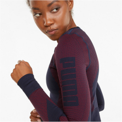 PUMA Train Seamless Fitted langarm Trainingsshirt Damen