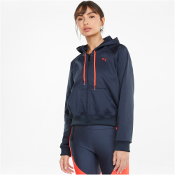 PUMA Train Pwrhouse Fleece Full-Zip Trainings-Hoodie Damen