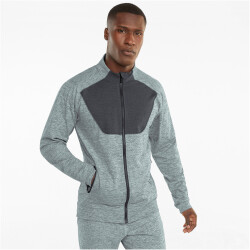 PUMA Train Cloudspun Full-Zip Trainingsjacke Herren medium gray heather XL