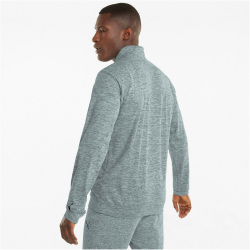 PUMA Train Cloudspun Full-Zip Trainingsjacke Herren medium gray heather M