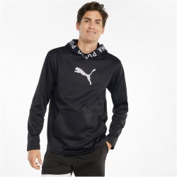 PUMA PWR Fleece Trainings-Hoodie Herren 01 - puma black 3XL