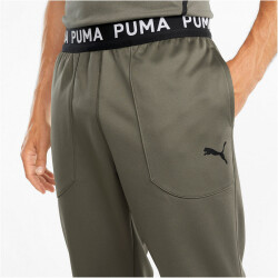 PUMA Train Pwrhouse Fleece Trainingshose Herren grape leaf M