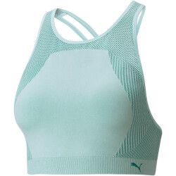 PUMA Long Line Seamless Sport-BH Damen eggshell blue XS
