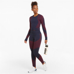PUMA Train Seamless Fitted langarm Trainingsshirt Damen...