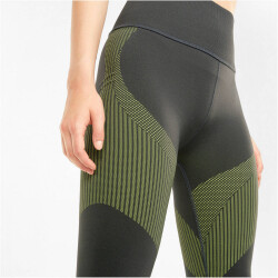 PUMA Train Seamless 7/8-Leggings Damen asphalt/yellow glow XS