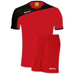 MIKASA Volleyball Trikot-Set Herren rot/schwarz M