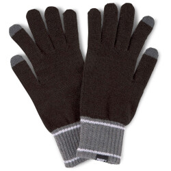 PUMA Knit Strickhandschuhe PUMA black/dark gray heather L/XL