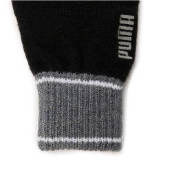 PUMA Knit Strickhandschuhe PUMA black/dark gray heather L/XL