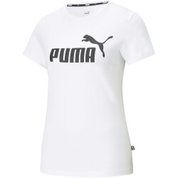 PUMA Essentials Logo T-Shirt Damen 02 - PUMA white S