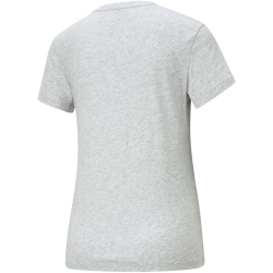 PUMA Essentials Logo T-Shirt Damen 04 - light gray heather L