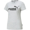 PUMA Essentials Logo T-Shirt Damen 04 - light gray heather L