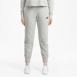 PUMA Essentials Jogginghose TR CL Damen light gray heather L