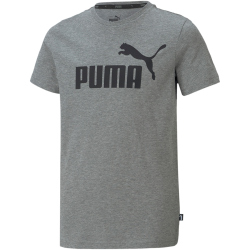 PUMA Essentials Logo T-Shirt Jungen medium gray heather 140