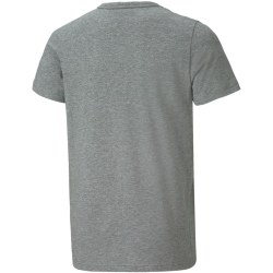 PUMA Essentials Logo T-Shirt Jungen medium gray heather 140