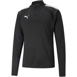 PUMA teamLIGA 1/4-Zip Top 03 - PUMA black/PUMA white L