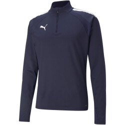 PUMA teamLIGA 1/4-Zip Top 06 - peacoat/puma white M