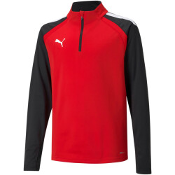 PUMA teamLIGA 1/4-Zip Top Kinder PUMA red/PUMA black 140