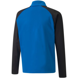 PUMA teamLIGA 1/4-Zip Top Kinder electric blue lemonade 164