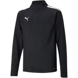 PUMA teamLIGA 1/4-Zip Top Kinder PUMA black/PUMA white 164